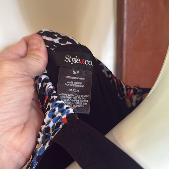 NWt Style&Co size small Women's Multicolor Patterned Top - Picture 7 of 7